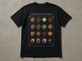 Curries of the World T-Shirt – black tee mock-up