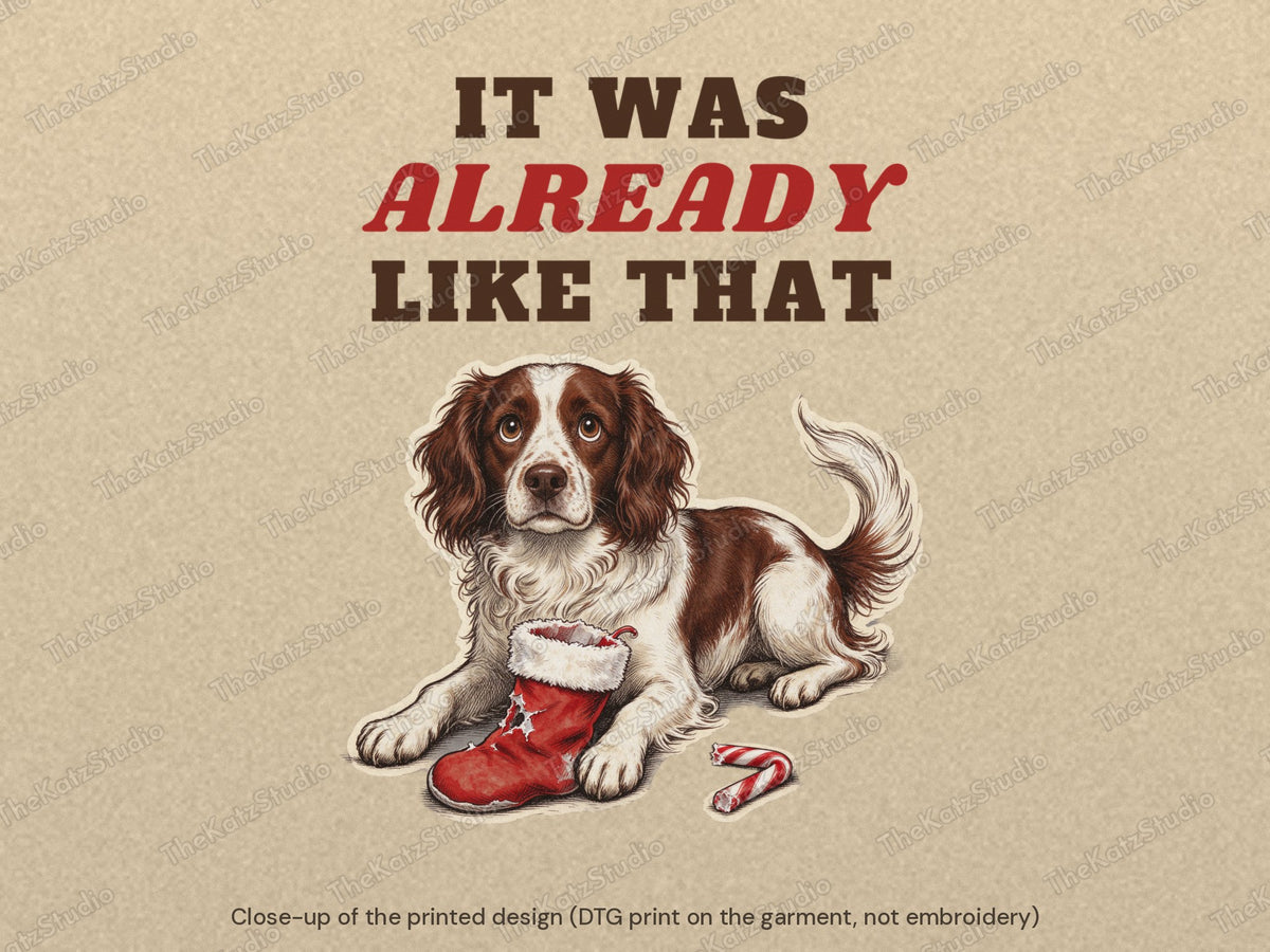 It Was Already Like That T-shirt – print close-up