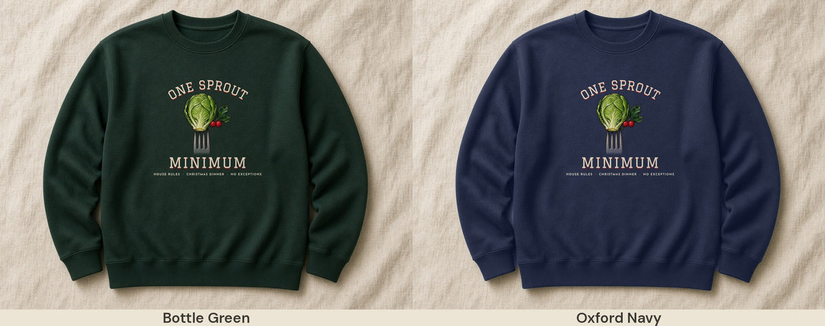 One Sprout Minimum sweatshirt – colour line-up