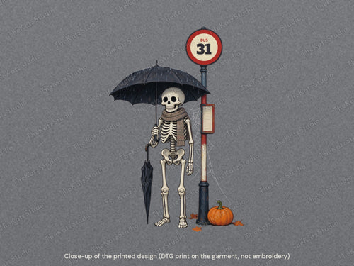 Still Waiting for the 31 sweatshirt – print close-up