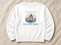 Swim. Shiver. Biscuit. sweatshirt – flat lay, Arctic White