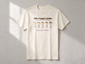The Cuppa Index T-shirt – flat lay, Natural